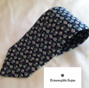Ermengildo Zegna 100% Silk Tie